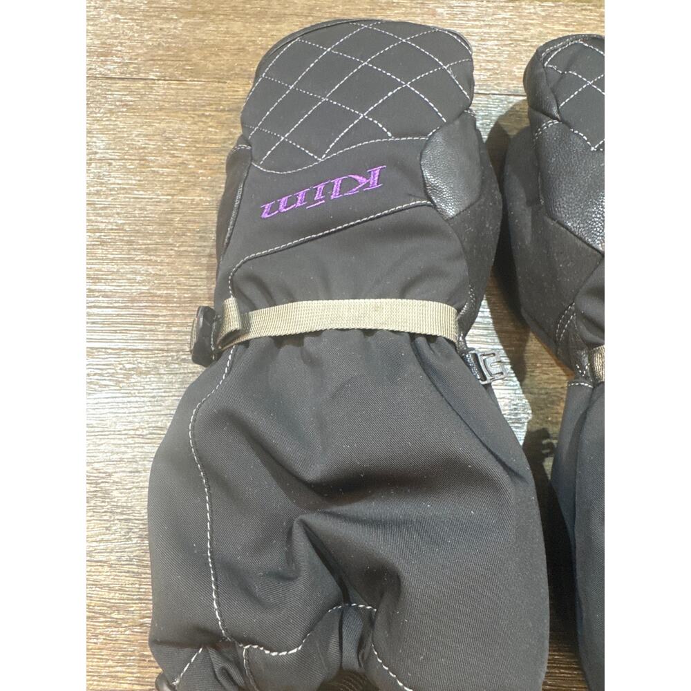 KLIM Women’s Allure Snowmobile Gore-Tex Mittens XL Black/Purple - Picture 3 of 10